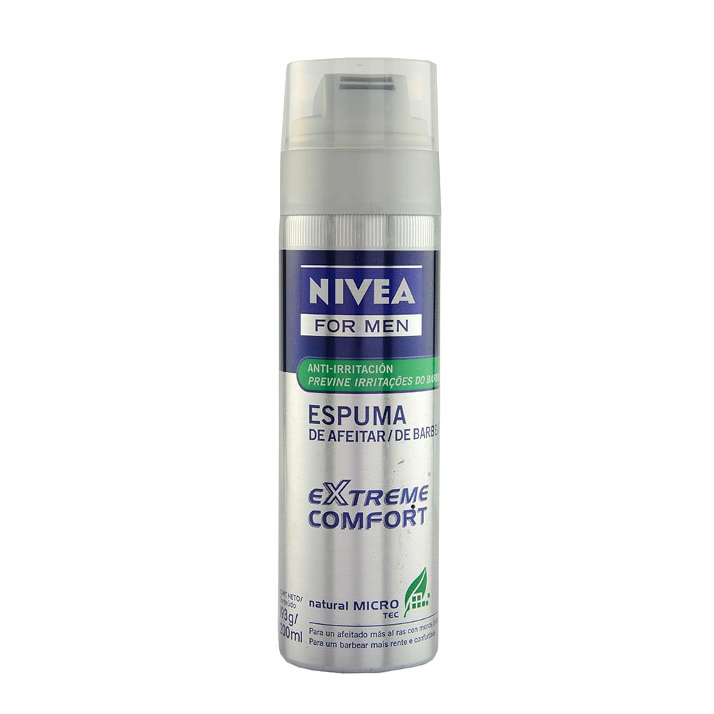 Espuma De Barbear Extreme Comfort 193g Nivea Perfumaria Seiki