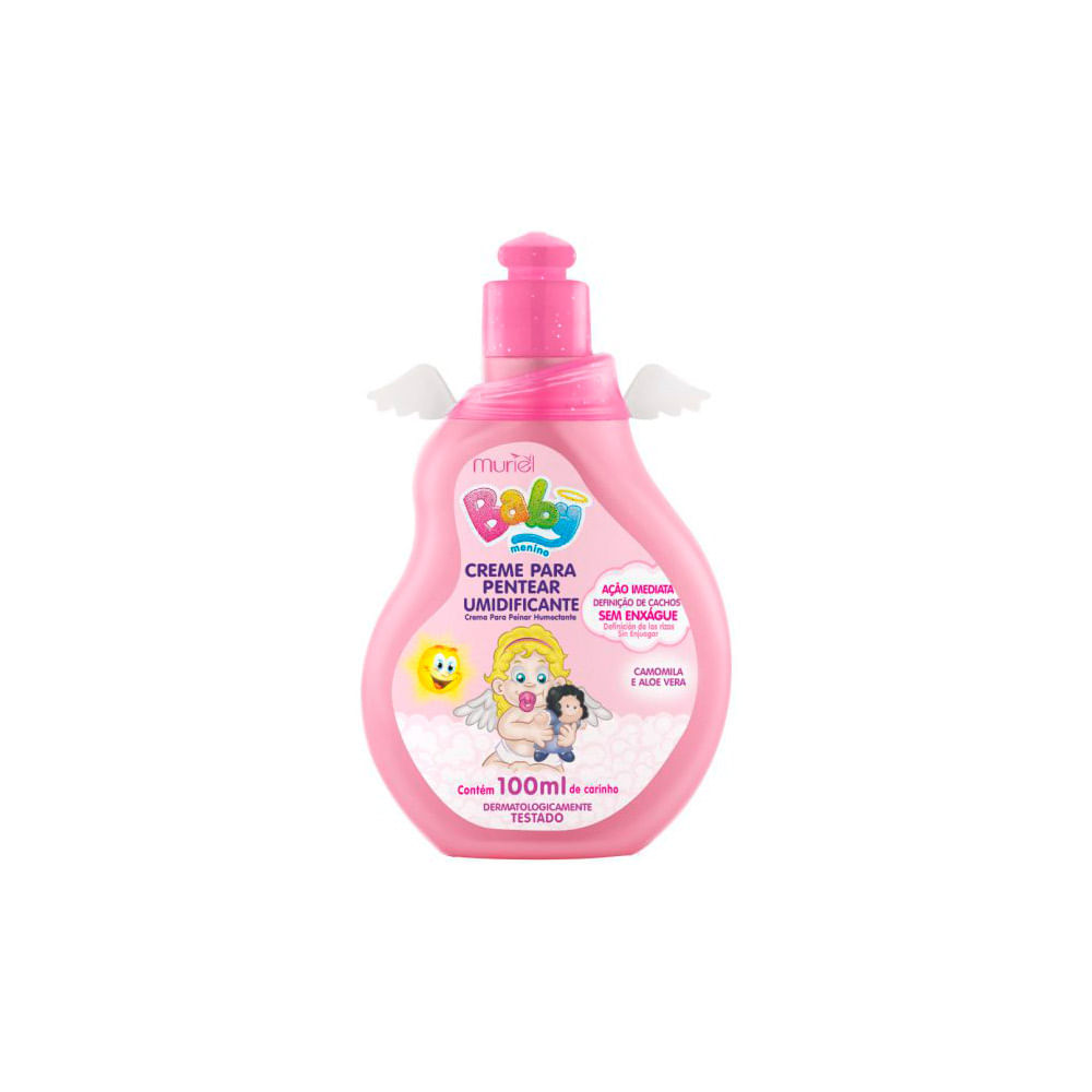 Creme De Pentear Baby Rosa 100ml Muriel Perfumaria Seiki